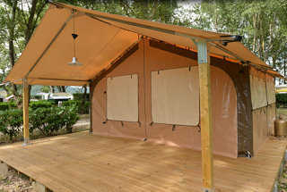 Lodge tent rental in Ardèche Verte