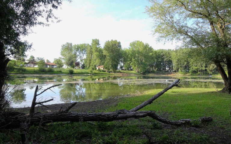 L'étang du camping d'Andance