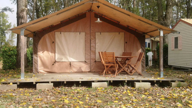 Location de tente lodge en Ardèche Verte